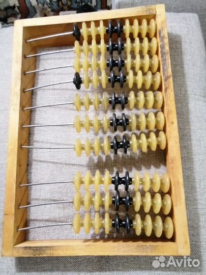Счеты деревянные бухгалтерские СССР
