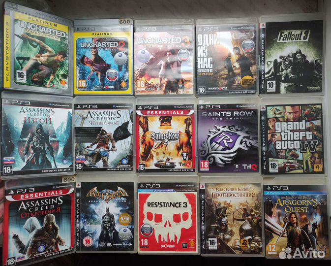Sony PS3 диски игры