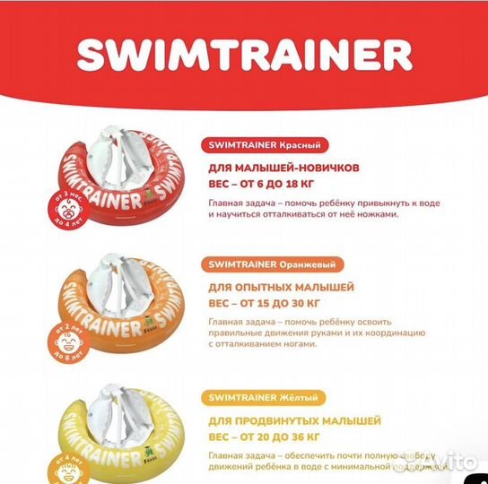 Круг для плавания swimtrainer