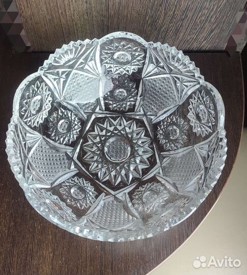 Хрустальная салатница СССР