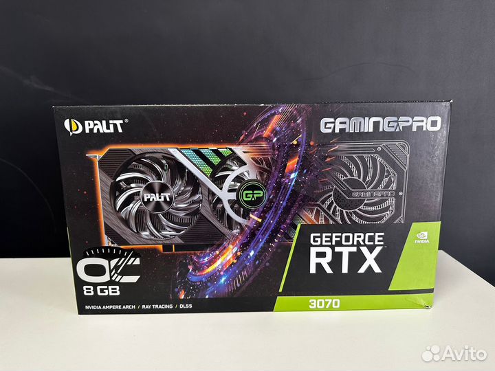 Игровая видеокарта Palit Geforce RTX 3070 8gb