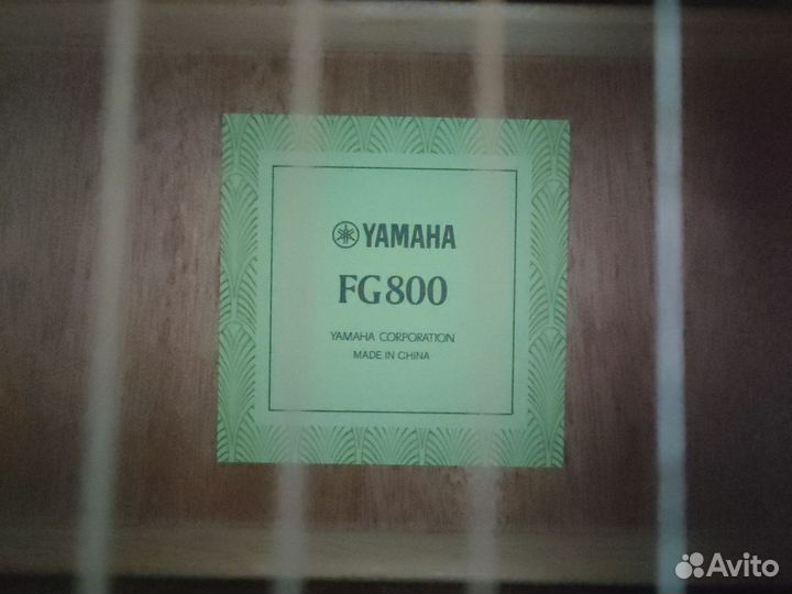 Гитара Yamaha fg800
