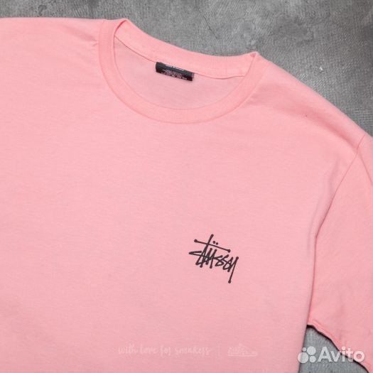 Футболка stussy Розовая