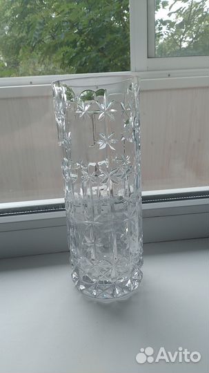 Хрустальная ваза для цветов СССР