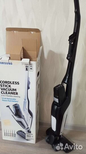 Беспроводной вертикальный пылесос samsung