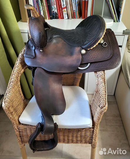 Ковбойское вестерн седло Техас 6,5
