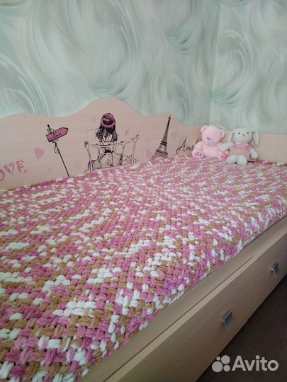 Плед детский плюшевый