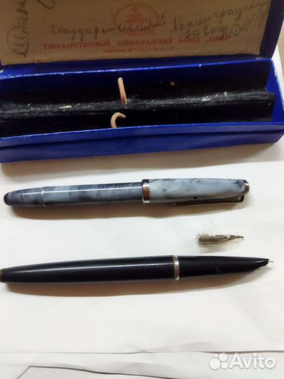 Комплект перьевых ручек, золотое перо дорожный