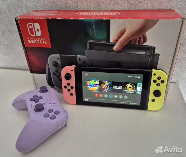 Nintendo Switch Прошитая с играми