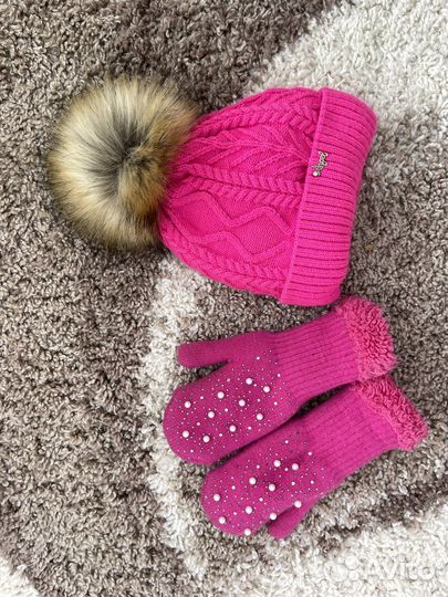 Костюм детский шапка варежки