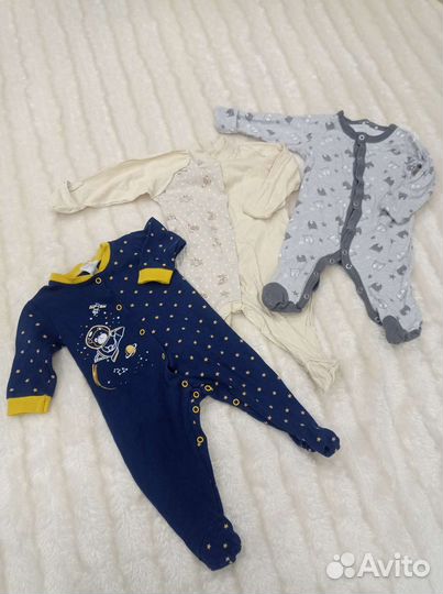 Детские вещи пакетом от 0 до 6 месяцев