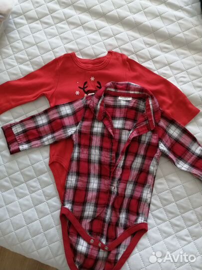 Детские вещи для мальчика пакетом 74-80