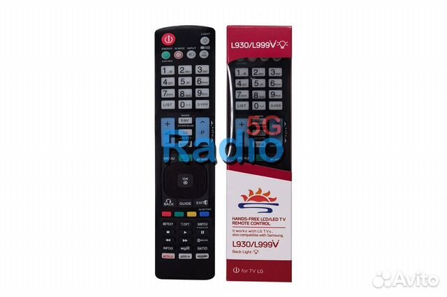 Универсальный пульт для телевизоров LG L930/L999V