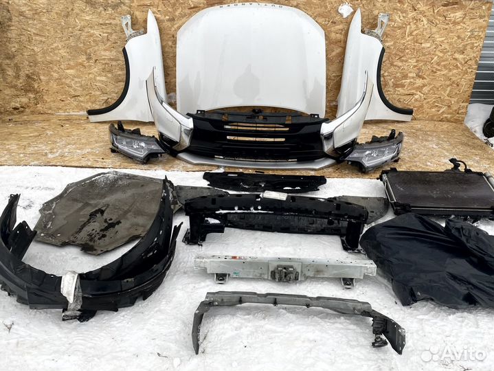 Капот крыло бампер Ноускат Mitsubishi Outlander 3