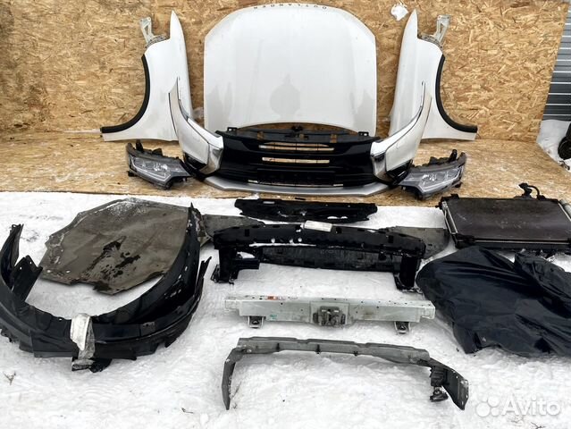 Капот крыло бампер Ноускат Mitsubishi Outlander 3