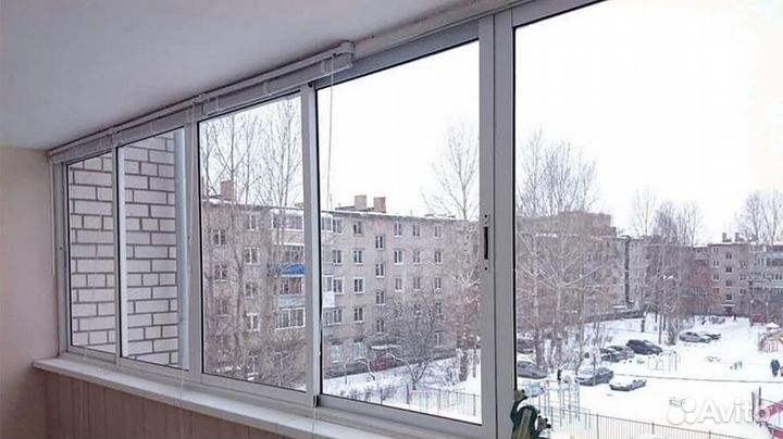Алюминиевые раздвижные окна на балкон