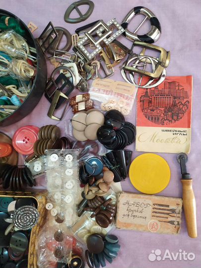 СССР пуговицы иголки крючки