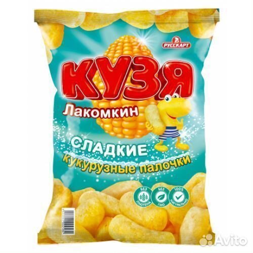 Опт - Кукурузные палочки Кузя Лакомкин 140г