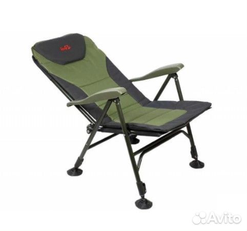 Кресло карповое арт 1010 туристическое зеленое