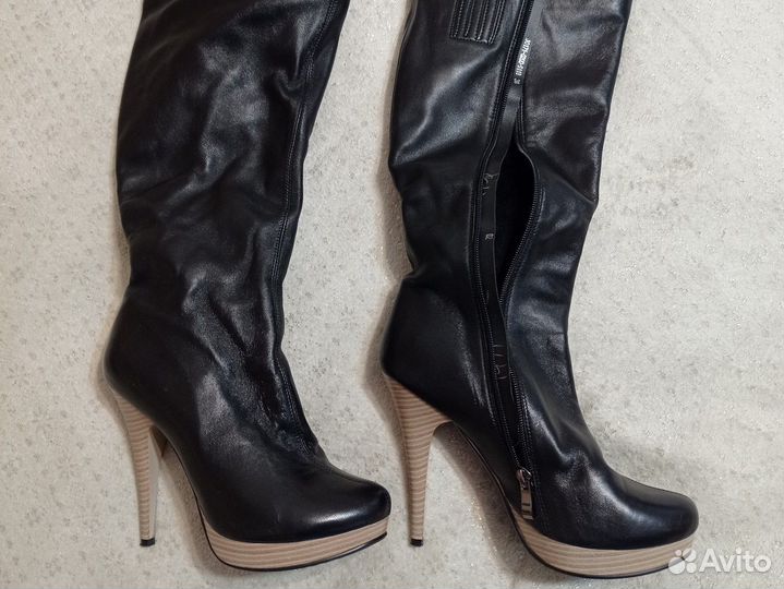 Сапоги из натуральной кожи 38 размер