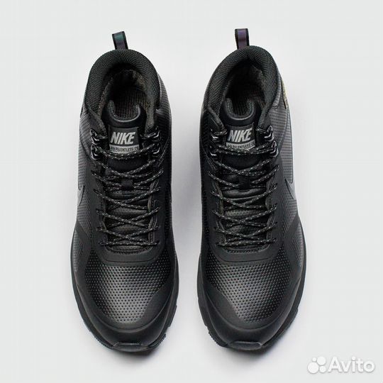 Nike Zoom Winflo 8 Mid Leather Gtx Black