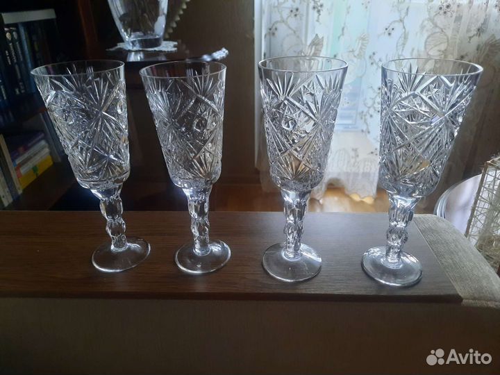 Хрустальные фужеры