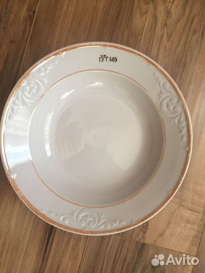 Тарелки фарфоровые винтаж СССР