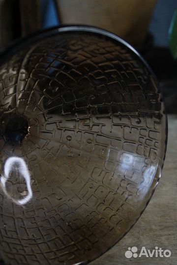 Конфетница цветное стекло СССР