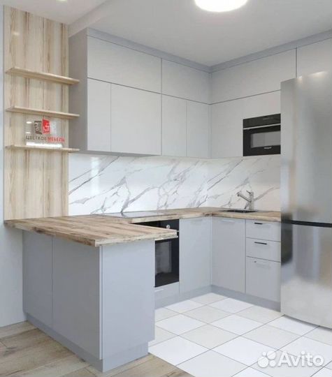 Кухонные гарнитуры в современном стиле артикул 745