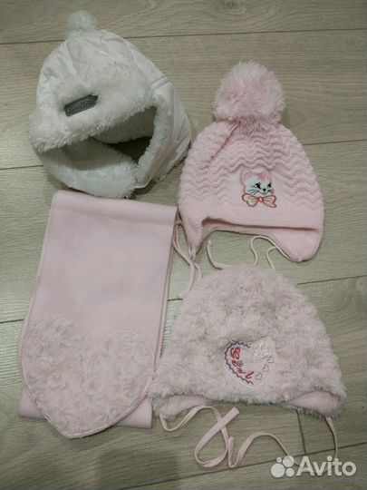 Шапка детская и шарф