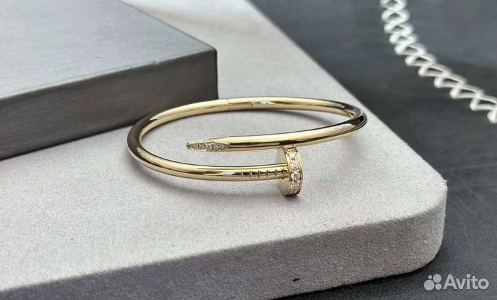 Браслет гвоздь Cartier средняя модель золото 750