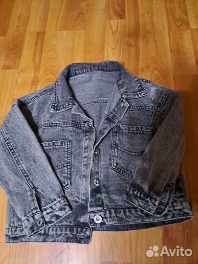 Джинсовая куртка для девочки 110