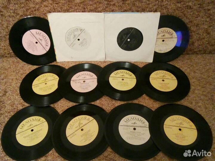 Грампластинки разные