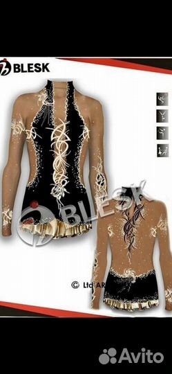 Купальник для художественной гимнастики, 134-140