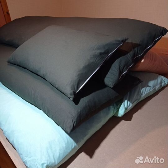 Матрас для бани. Травяной матрас. Оливкового цвета