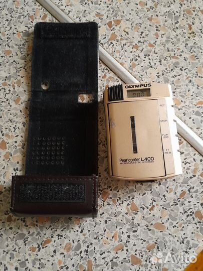 Диктофон. Olympus. L 400. Чехол. Кассета. Рабочий