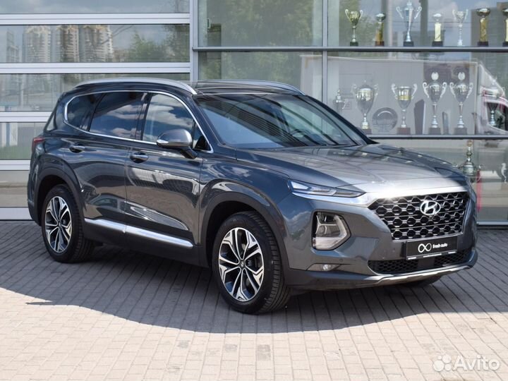 Hyundai Santa Fe 2.2 AT, 2019, 60 147 км