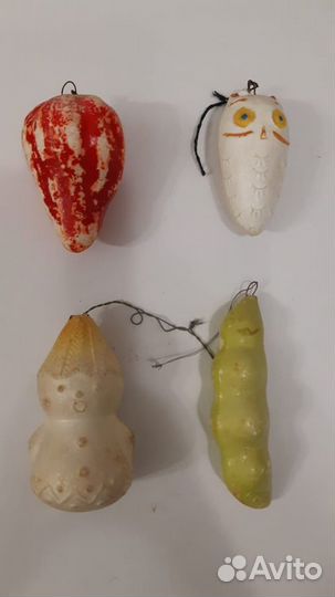 Елочные игрушки СССР