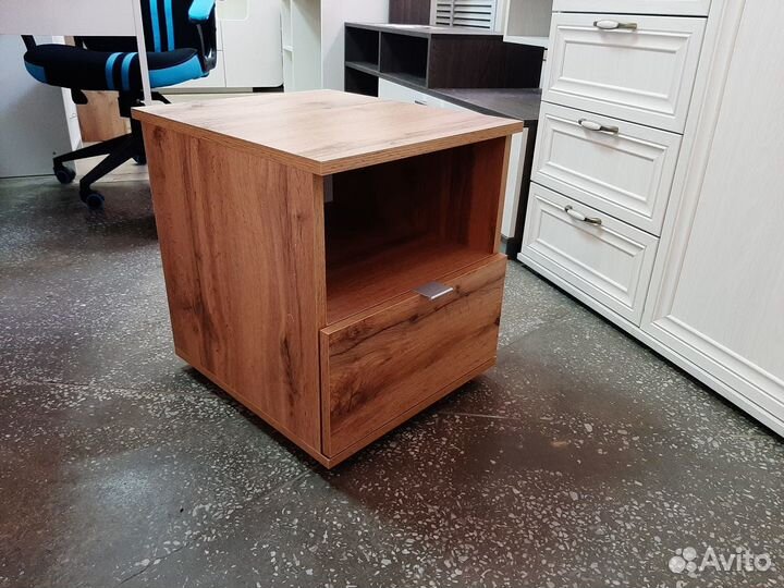 Тумба прикроватная с ящиком и нишей 2 расцветки