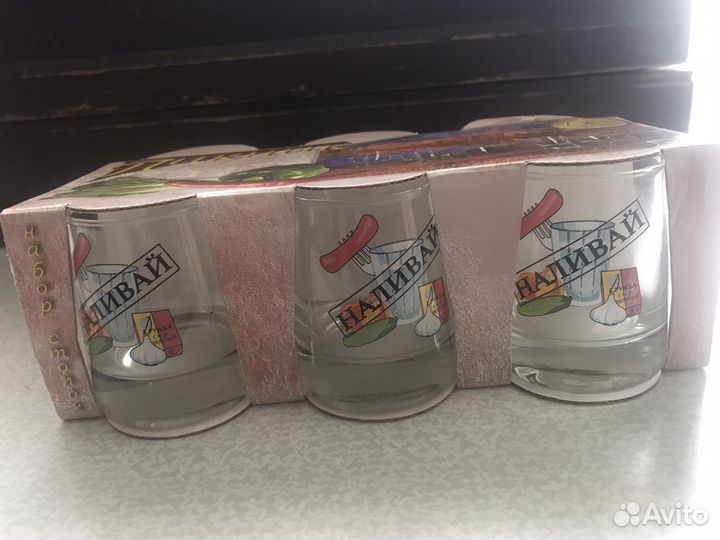 Стопки стеклянные