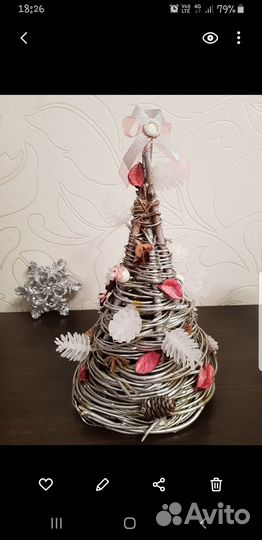 Елочка. Зимняя поделка в школу и детский сад