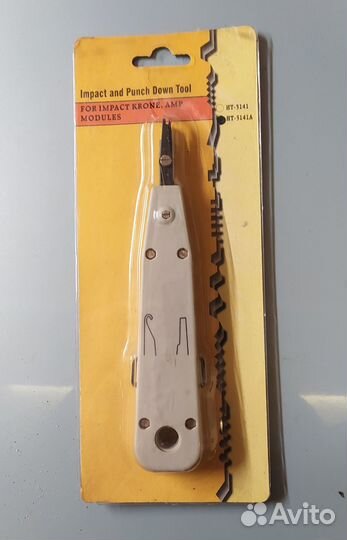 Инструмент для заделки витой пары, кроссировки