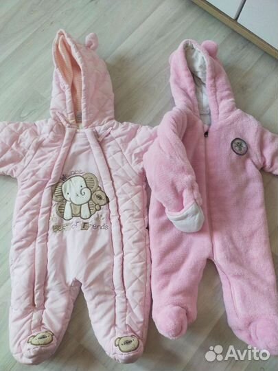 Комбинезон на девочку 62 р-р, осень-весна