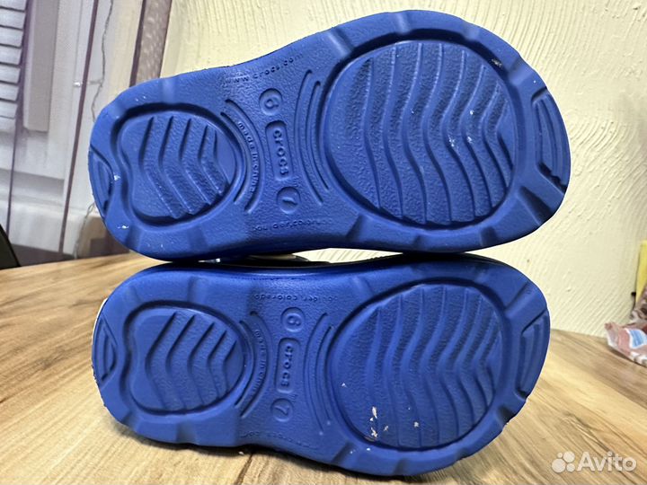 Детские резиновые сапоги crocs С6/С7