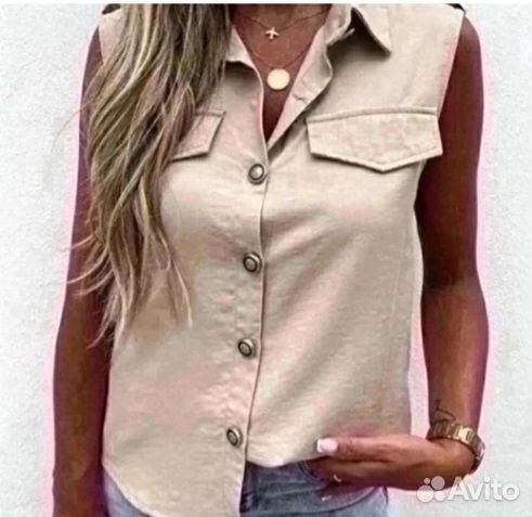 Блузка белая 44р