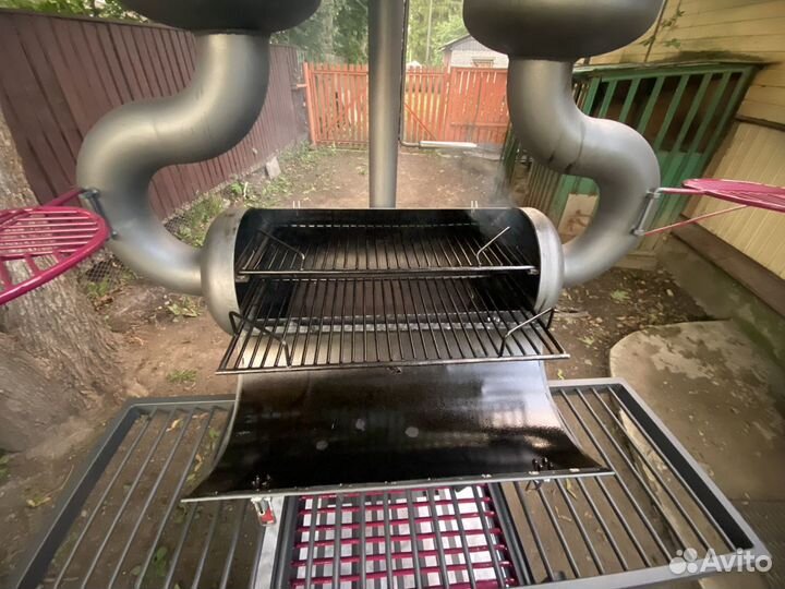 Коптильня,смокер BBG,барбекю,казан