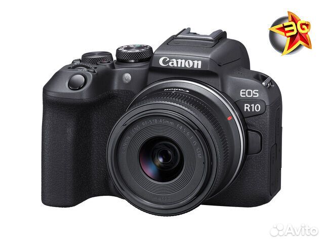 Фотоаппарат Canon EOS R10 Kit RF-S 18-45 mm IS STM