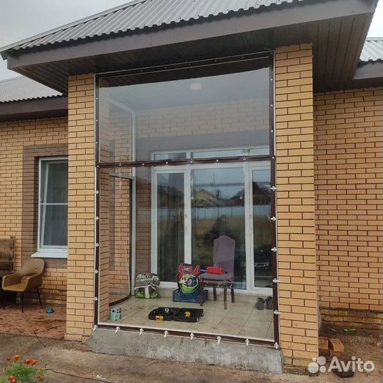 Мягкие окна для террасы