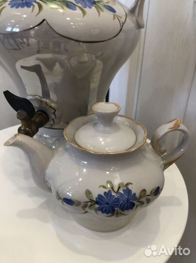 Самовар фарфоровый