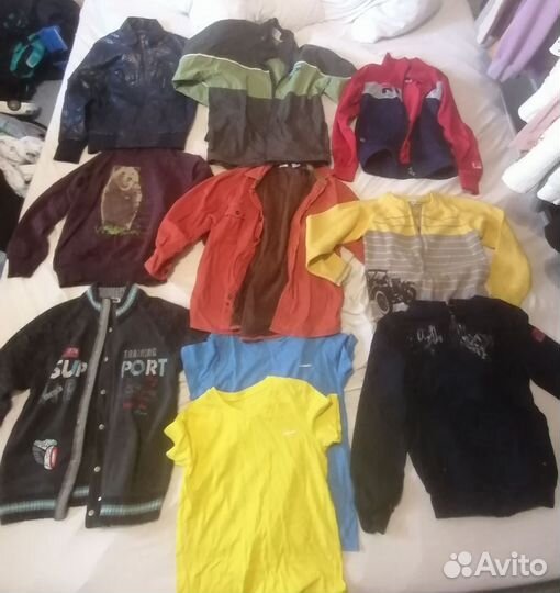 Вещи пакетом на мальчика 134 140